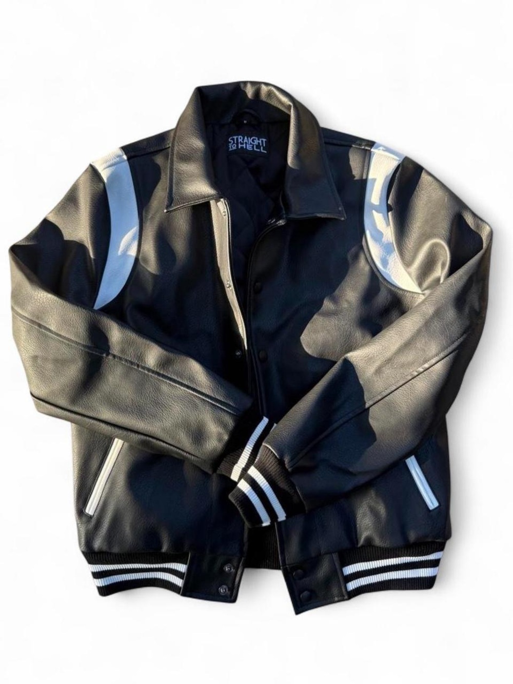 Straight To Hell Varsity Jacket - Medium